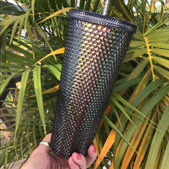 Starbucks Black Studded Unicorn Iridescent Limited Edition Tumbler Cup Venti New - Picture 9 of 11
